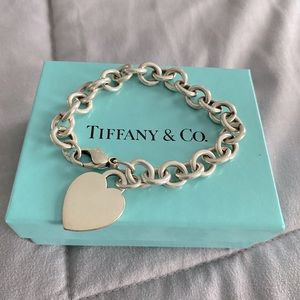 Tiffany & Co. Heart Tag Charm Bracelet